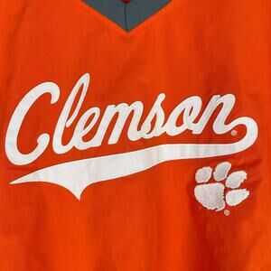 Clemson University Windbreaker Mens L Tigers Warm-up Baseball Basketball Golfing